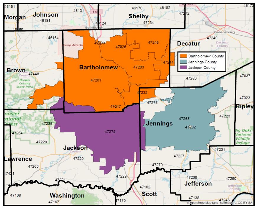 coverage area map